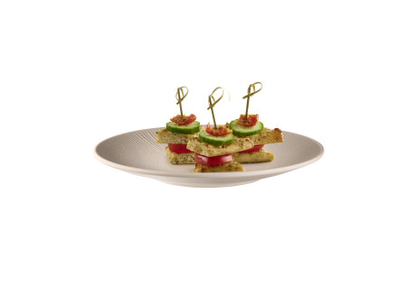 APS Assiette plate NERO, diamètre: 260 mm, sable