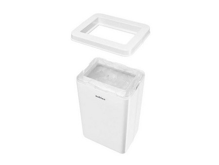 STARPAK Sac poubelle HDPE, 60 litres, blanc