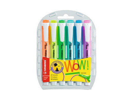 STABILO Surligneur swing cool, étui PET de 4