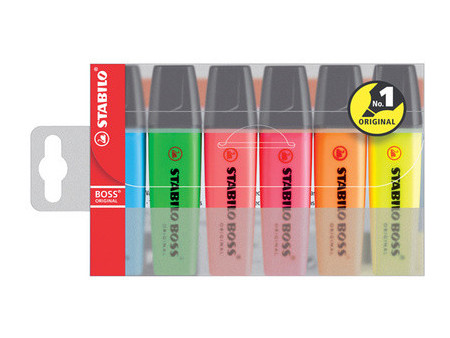 STABILO Surligneur 'BOSS ORIGINAL', étui en PET de 8