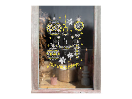 uni-ball Marqueur craie Chalk marker, coffret Noël SCANDI