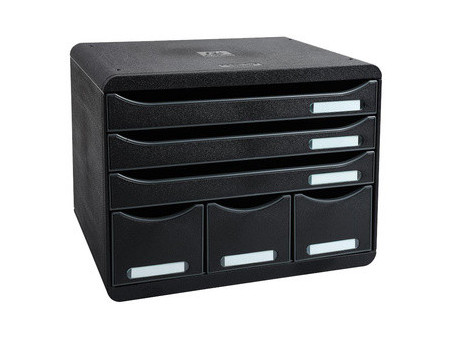 EXACOMPTA Module de classement STORE-BOX MINI, 7 tiroirs