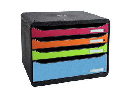 EXACOMPTA Module de classement BIG-BOX PLUS, arlequin