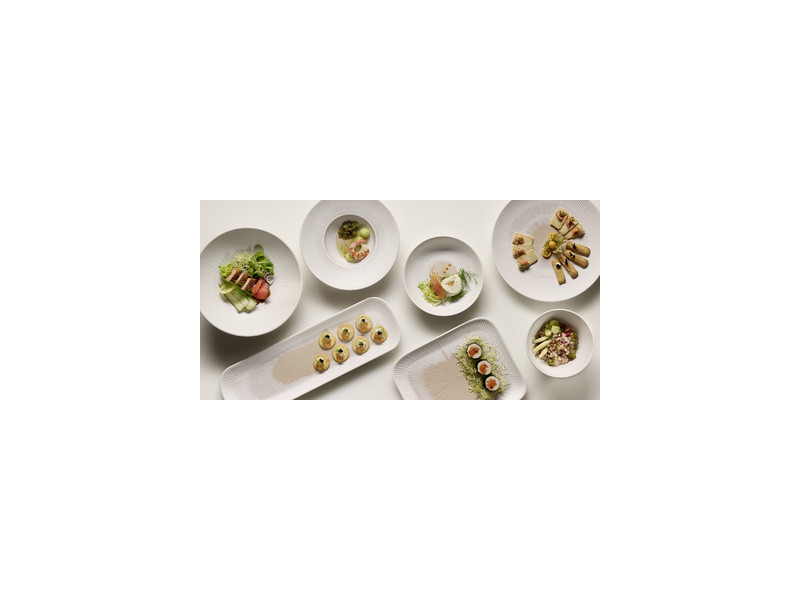 APS Assiette plate BLUSH, diamètre: 330 mm, beige