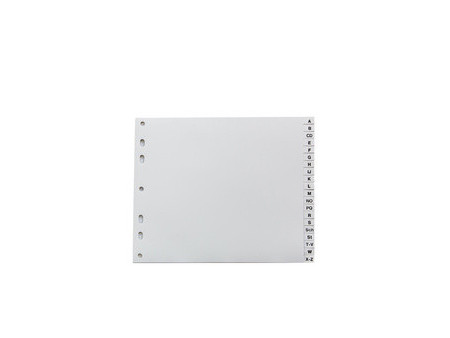 proOFFICE Intercalaires en plastique, A-Z, A4, 20 touches
