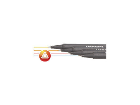 Kores Feutre fineliner 'K-Liner', tracé: 0,4 mm, étui de 4