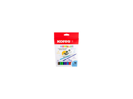 Kores Feutre de coloriage 'Korello', fin, étui carton de 12