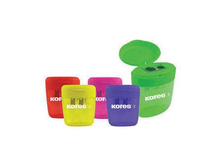 Kores Taille-crayons double DEPOSITO, assorti