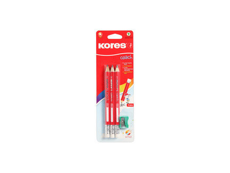Kores Crayon COACH, triangulaire, degré de durété: 2 HB