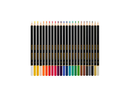 Kores Crayon de couleur 'KOLORES SELECTION', étui de 24