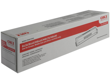 OKI Toner pour OKI B430/B430d/B430dn, noir, HC