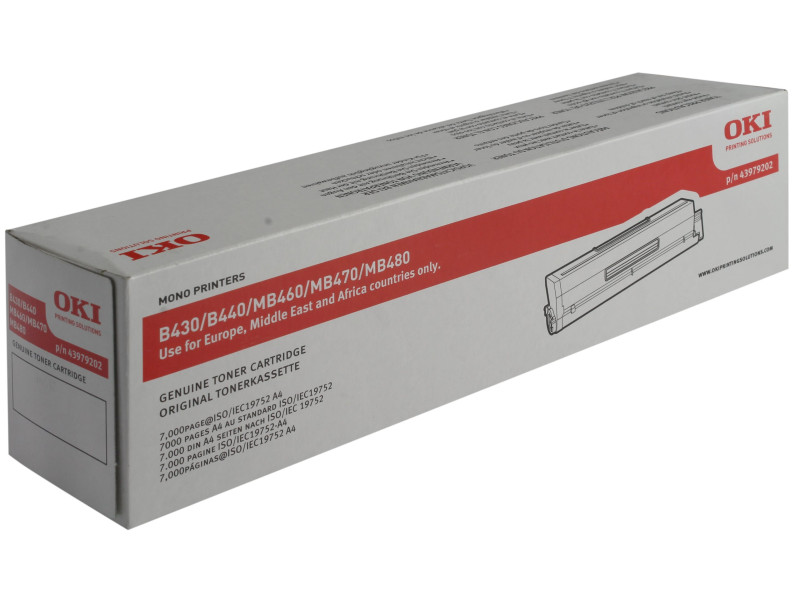 OKI Toner pour OKI B430/B430d/B430dn, noir, HC