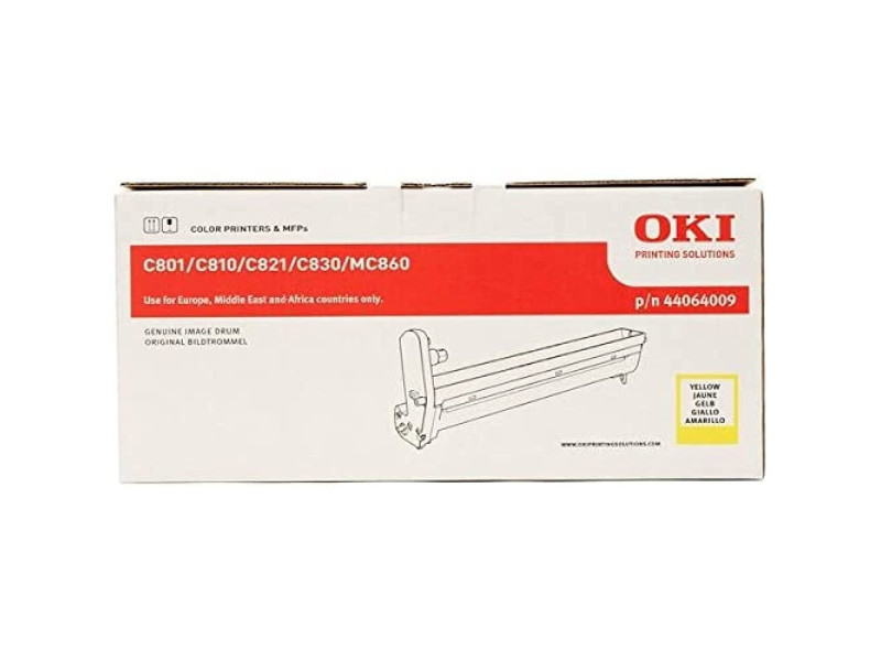 OKI Tambour pour OKI série C800, jaune