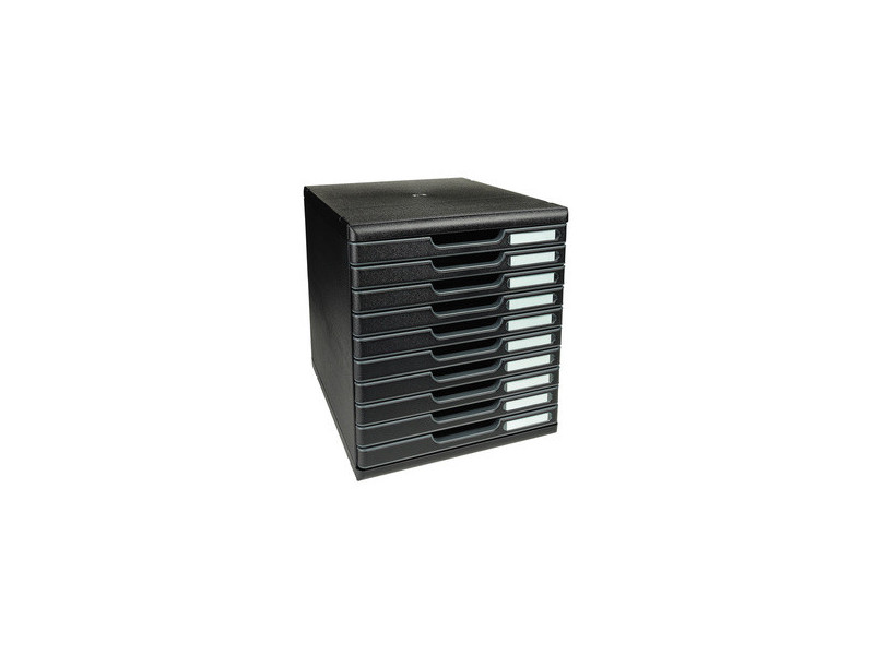 EXACOMPTA Module de classement MODULO, 3 tiroirs, noir