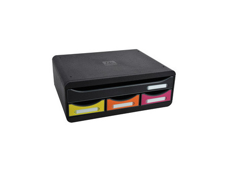 EXACOMPTA Module de classement TOOLBOX MINI, 4 tiroirs,