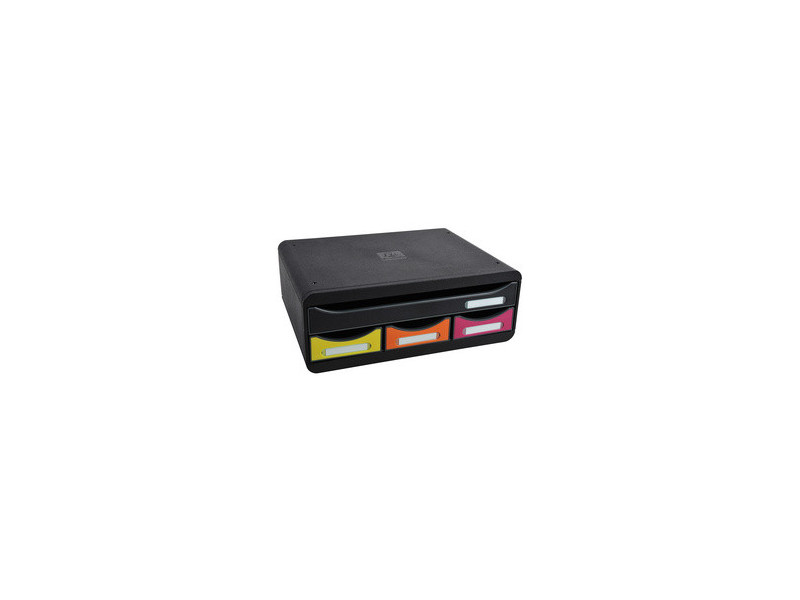 EXACOMPTA Module de classement TOOLBOX MINI, 4 tiroirs,