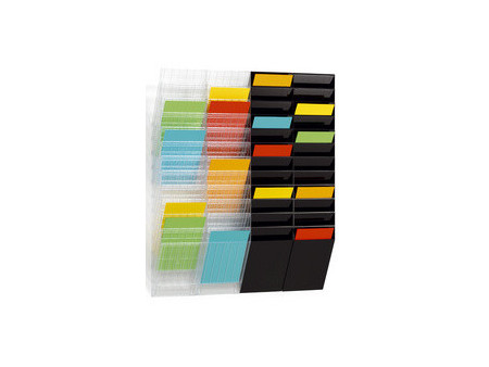 DURABLE Set de porte-brochure mural 'FLEXIBOXX 12', A4