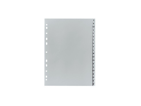 herlitz Intercalaires en plastique, A-Z, A4 mi-hauteur