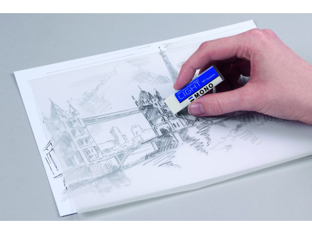 Tombow Gomme en plastique 'MONO light', blanc