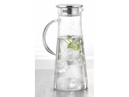 Esmeyer Carafe en verre FARO, avec poignée, 1,7 litre