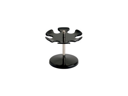 MAUL Porte-timbres rond, 6 tampons, noir, (51006-90)