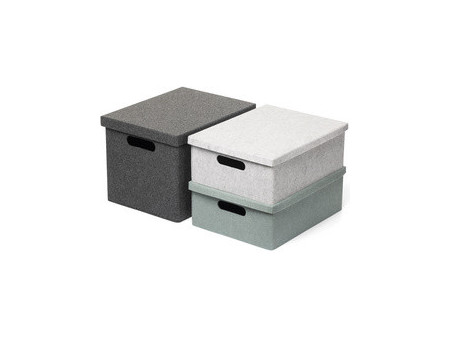NHG Boîte de rangement VEGA FELT STORAGE, M, vert sauge