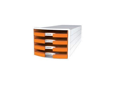HAN Module de rangement IMPULS 2.0, 4 tiroirs ouverts, blanc