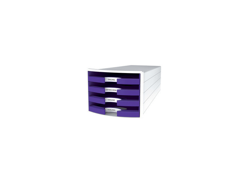HAN Module de rangement IMPULS 2.0, 4 tiroirs ouverts, blanc
