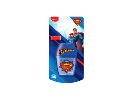 Maped Taille-crayons SUPERMAN, en plastique, bleu