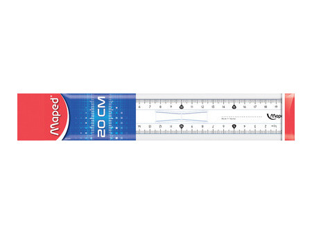 Maped Règle plate Start 146, 200 mm, en plastique