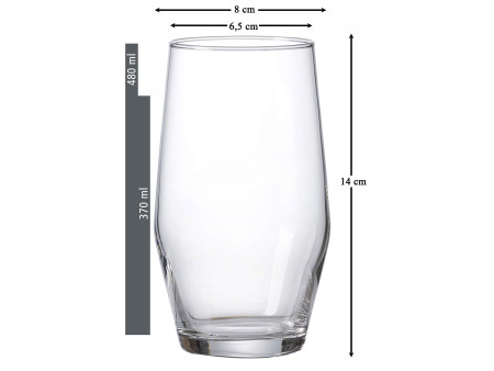 Ritzenhoff & Breker Verre à cocktail SALSA, 0,37 l