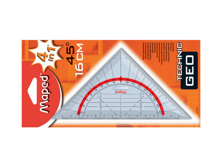 Maped Équerre geométrique Technic, hypoténuse: 160 mm