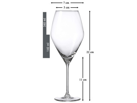 Ritzenhoff & Breker Verre à vin blanc SALSA, 0,34 l