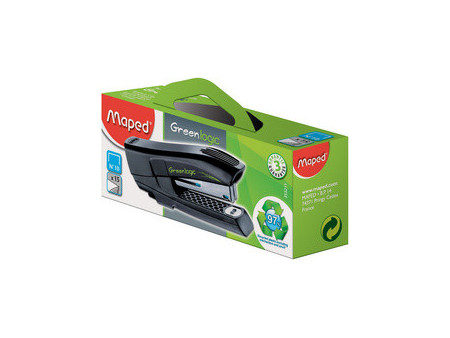 Maped Agrafeuse Pocket No 10 Greenlogic, noir