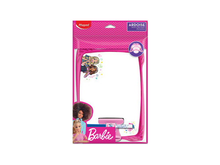 Maped Ardoise Barbie, effaçable à sec, blanc