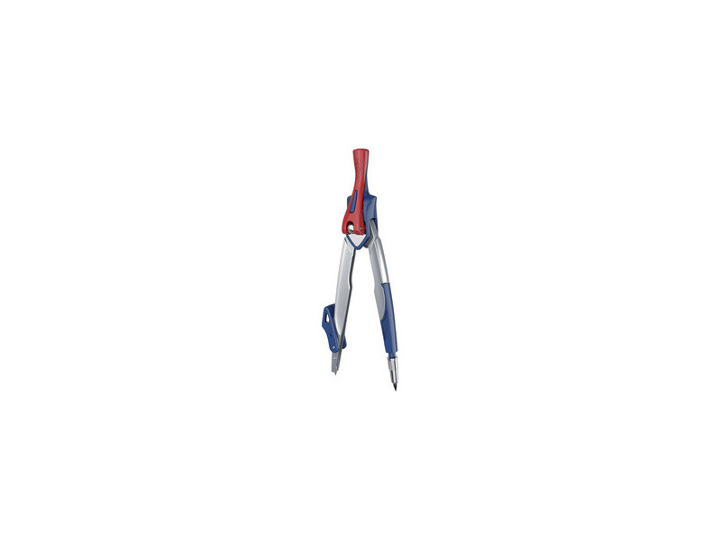 Maped Compas Stop System, en blister, bleu/rouge