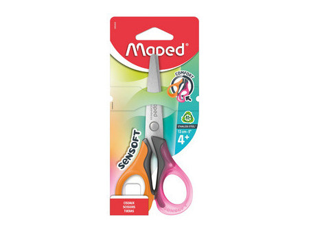 Maped Ciseaux scolaires Sensoft 3D, longueur: 130 mm,
