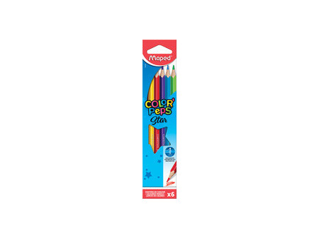 Maped Crayon de couleur COLOR'PEPS Star, étui carton de 36