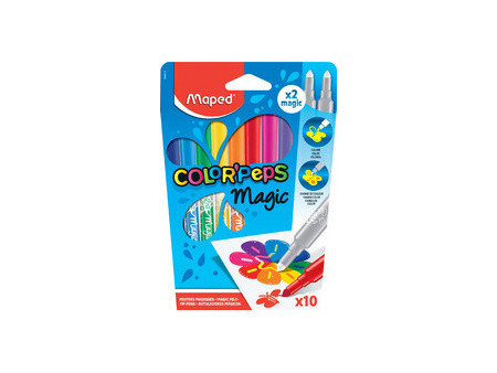 Maped Feutre COLOR'PEPS Magic, étui de 10 en carton