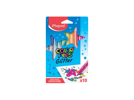 Maped Feutre pailleté COLOR'PEPS, étui carton de 10
