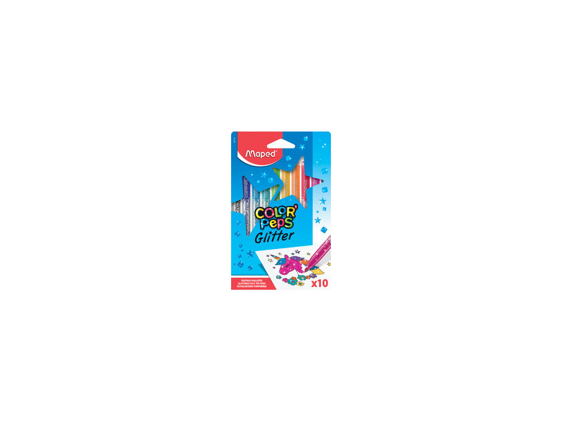 Maped Feutre pailleté COLOR'PEPS, étui carton de 10