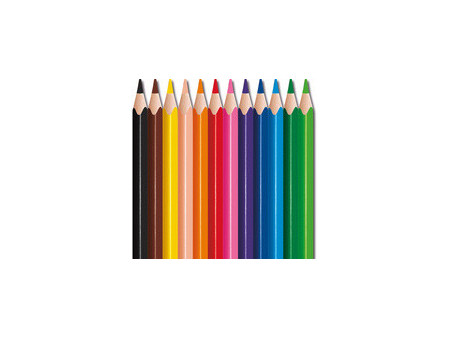 Maped Crayon de couleur COLOR'PEPS STRONG MINI, étui de 12