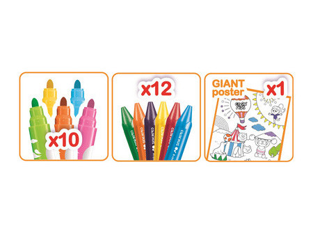 Maped ma première valise à dessin COLOR'PEPS, 23 pièces,
