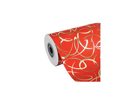 Clairefontaine Papier cadeau 'Arabesque rouge', en rouleau