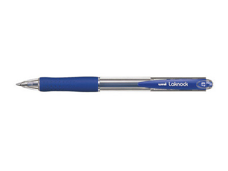 uni-ball Stylo bille rétractable Laknock, large, noir
