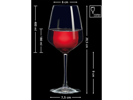 Ritzenhoff & Breker Verre à vin rouge MAMBO, 0,4 l