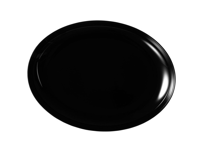 Ritzenhoff & Breker Assiette 4EVERY DAY, ovale, noir