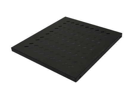 LogiLink Etagère 19', 1 U, montage fixe, (P)700 mm, noir