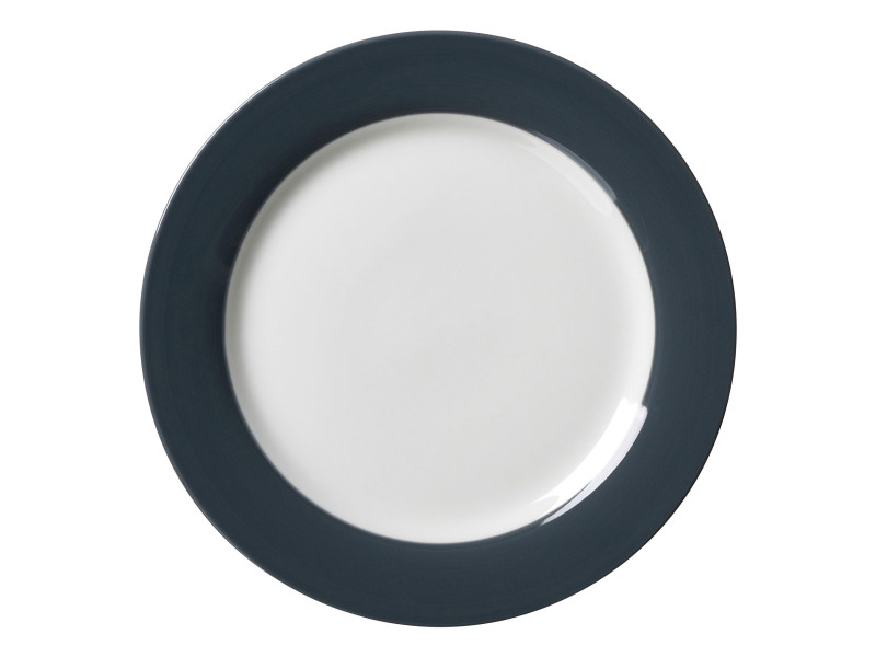 Ritzenhoff & Breker Assiette plate DOPPIO ANTHRACITE, 270 mm