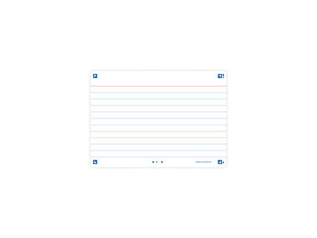 Oxford Fiches 'Flash 2.0', 105 x 148 mm, blanc